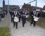 Opgeluisterd door de fanfare
