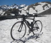 Joris boven op de Galibier op vrijdag 12/06/2009 (Paul Gieraert)