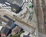 Werken overweg mei 2011